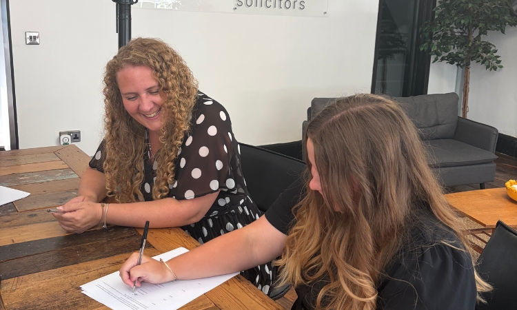 Charlie begins her training contract! Charlie begins her training contract!